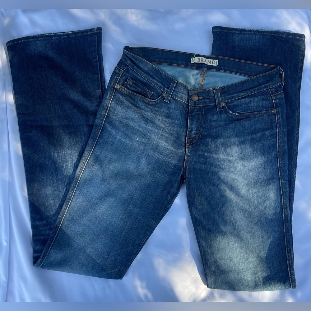 J BRAND mid rise bootcut jeans